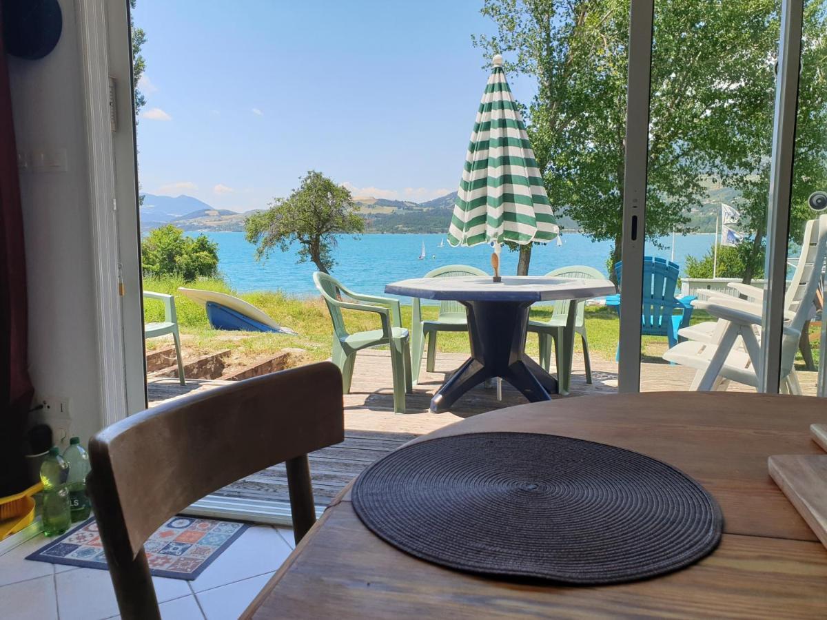Rez De Plage-Canoe+Paddle-70M² Savines Exterior foto